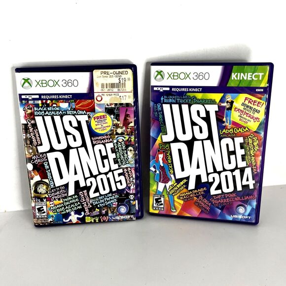 Just Dance 2014 & 2015 Microsoft Xbox 360, 2013) Kinect Tested Works - Picture 1 of 7